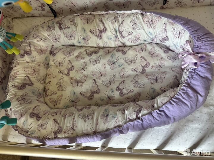 Кокон для новорожденных и бортики ручной работы