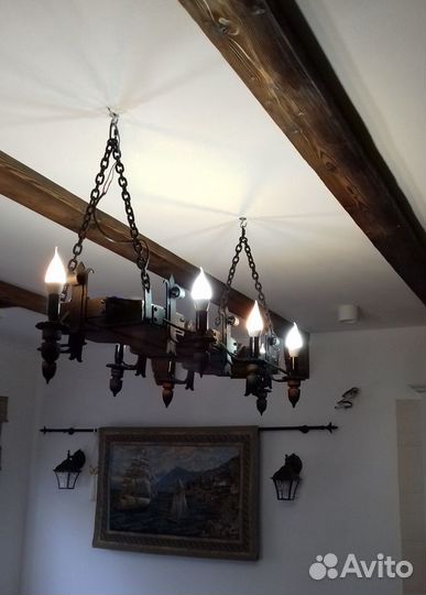 Кованая люстра