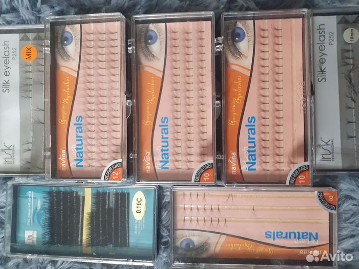 Ресницы для наращивания пучки