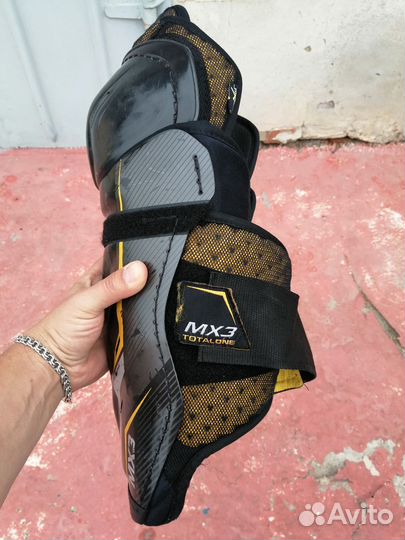 Щитки хоккейные bauer mx3 sr 14