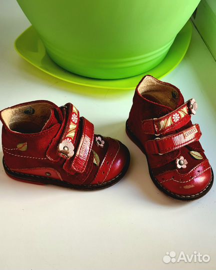 Ботинки демисезонные для девочки котофей 19