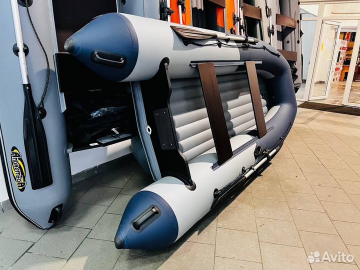 Лодка пвх Stormline Classic Air 360 серо-синяя