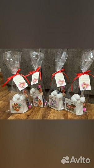 Ваза кошачья лапка под роспись