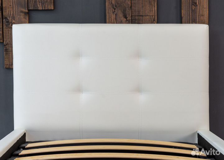 Кровать 90х200 с подъёмным механизмом белая Роза