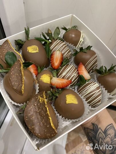 Клубника в шоколаде набор