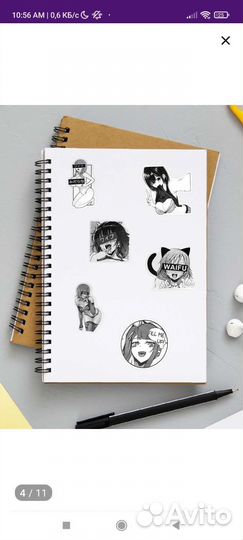 Наклейки хентаи аниме