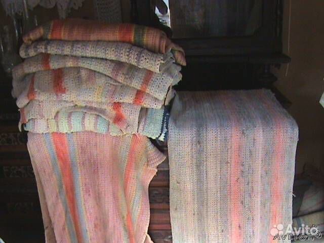 Домотканые половики лоскут и шерсть