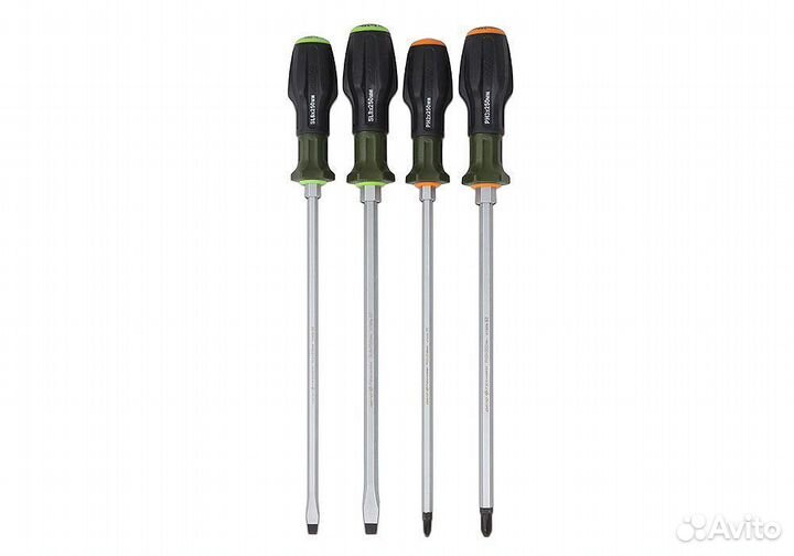 Набор усиленных отвёрток PH, SL 4 предмета