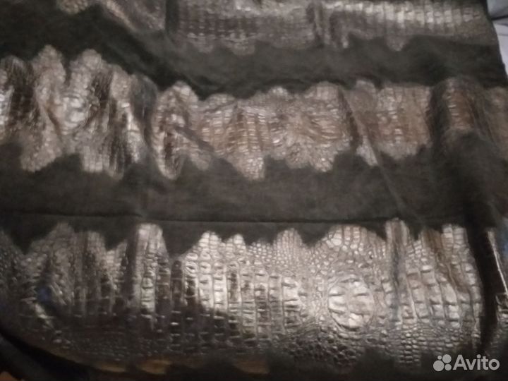 Натуральная кожа под крокодила