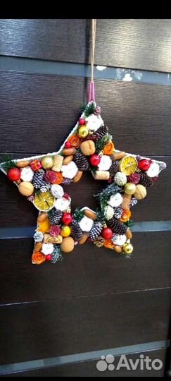 Подарок ручной работы. Подвеска звезда