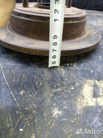 Тормозной диск задний honda civic 6 mb2 d14a8