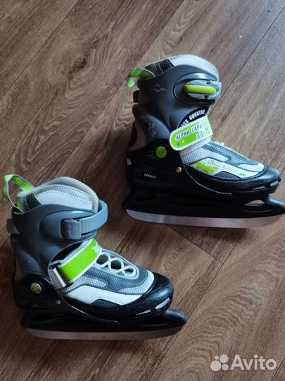 Коньки детские раздвижные 34-37