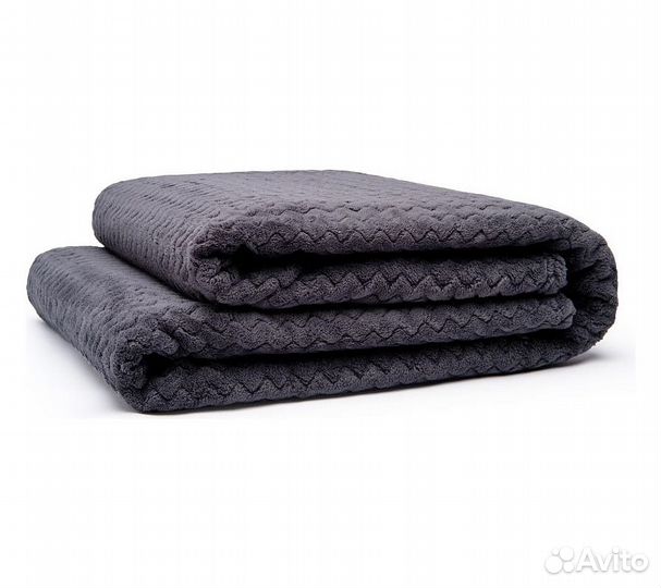 Плед GoodNight Велсофт 150х200, мокрый асфальт