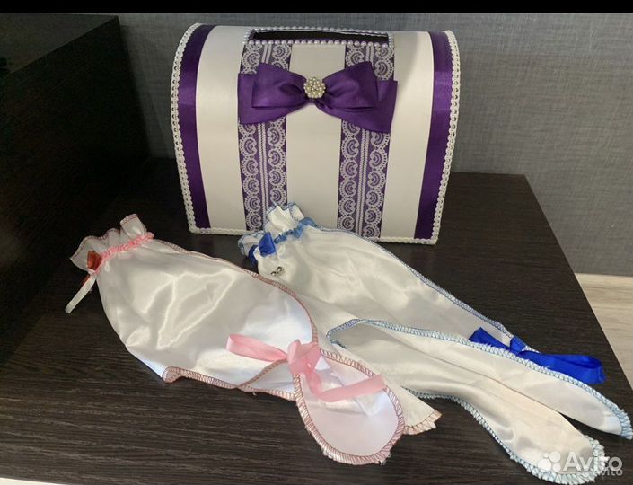 Свадебный сундук для денег