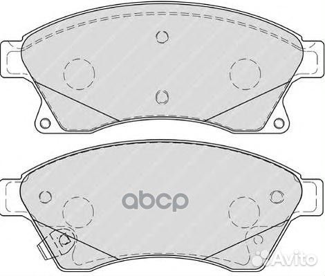 Колодки тормозные GM cruze/aveo/astra J 09- 1.2