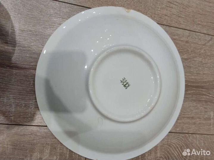 Блюдо фаянсовое, СССР, зик