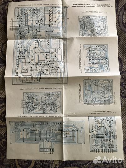 Паспорт и схемы к телевизору рубин Ц-281д 281
