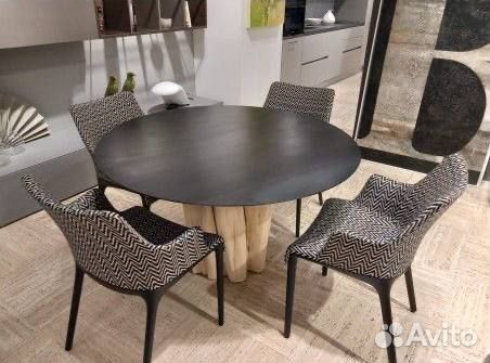 Стул с подлокотниками Kartell Eleganza mia черный