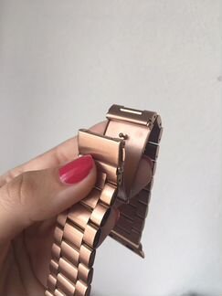 Ремешок на Apple Watch 38 mm розовое золото
