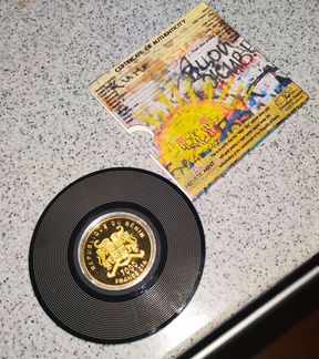 Монета 1000 франков Виктор Цой