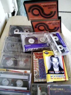 Аудиокассеты TDK, Sony оригиналы, и другие из СССР