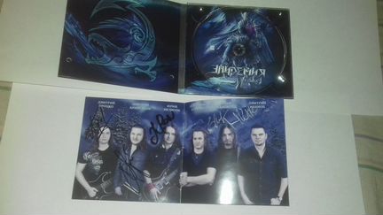 Диск CD Эпидемия Всадник из льда с автографами