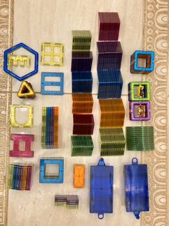 Детский магнитный конструктор более 200 деталей