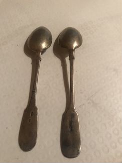Антиквариат ложки чайные 84 проба
