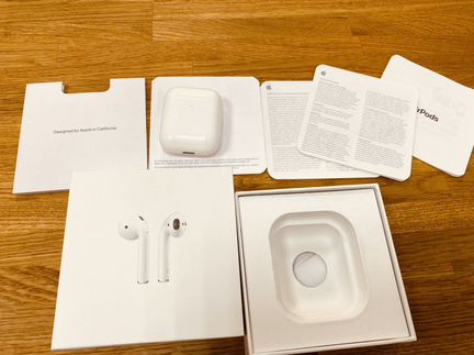 Беспроводные наушники airpods 2