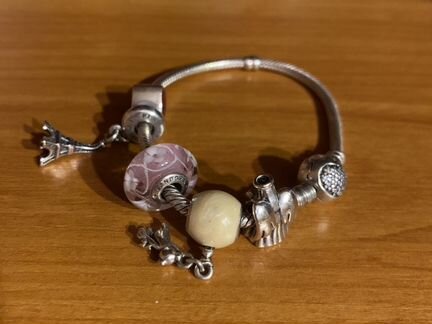 Браслет серебро Pandora