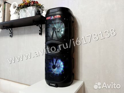 Портативная колонка для Караоке Мощная CH-6602