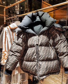 Пуховик Fendi двусторонний (S;M;L) Premium