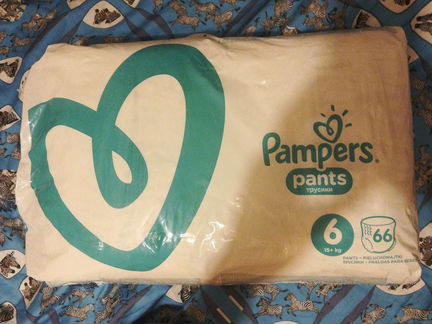 Pampers pants (трусики) 6 размер