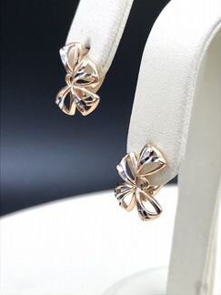 Золотые серьги 585 пробы РФ