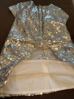 Платье с пайетками для девочки