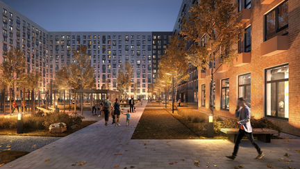 1-к квартира, 41.6 м², 23/33 эт.