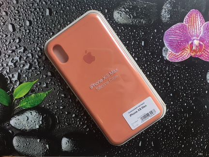 Чехол на iPhone XS Max Лососевый
