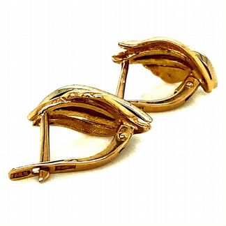 Золотые серьги