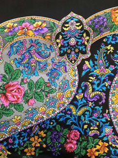 Павловопосадская шаль платок 