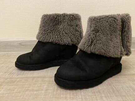 Сапоги/полусапожки на низкой платформе