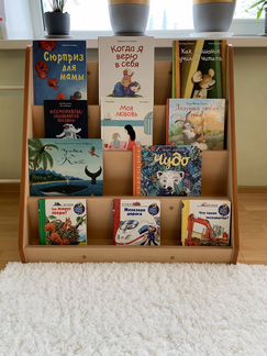 Полка стелаж для книг. Лестница для детей