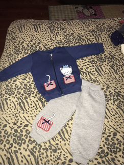 Костюм детский новый, 74-80, с начесом