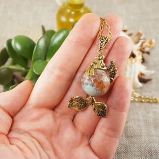 Подвеска Рыбка №10 (агат)