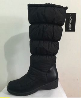 Сапоги зимние женские чёрные