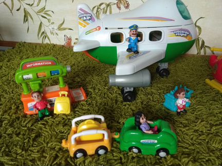Набор Аэропорт Самолёт большой+фигурки (в коробке)