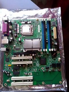 Материнская плата LGA775 + процессор