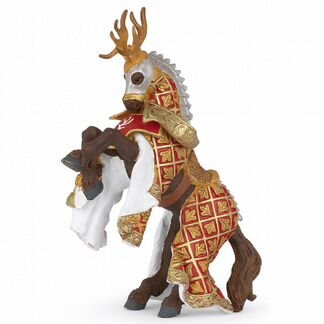 Фигурка Papo Конь рыцаря оленя, 17*6*9 см (39912)