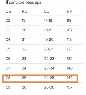 Кроксы Crocs детские, размер C8