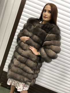 Шуба из песца