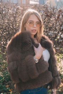 Шуба из песца